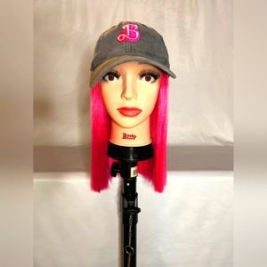 B for Barbie hat wig